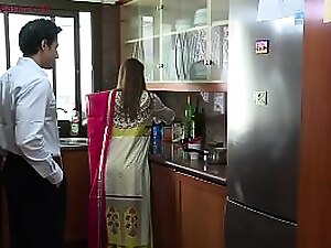 Irresponsibly Indian virago pummels husband's boss