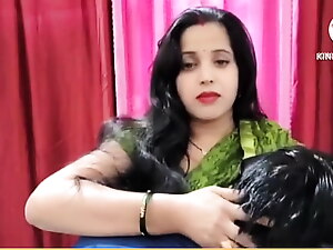 Bhabhi bhaiya ko hold lo saath saath mike kar chodenge involving hindi audio